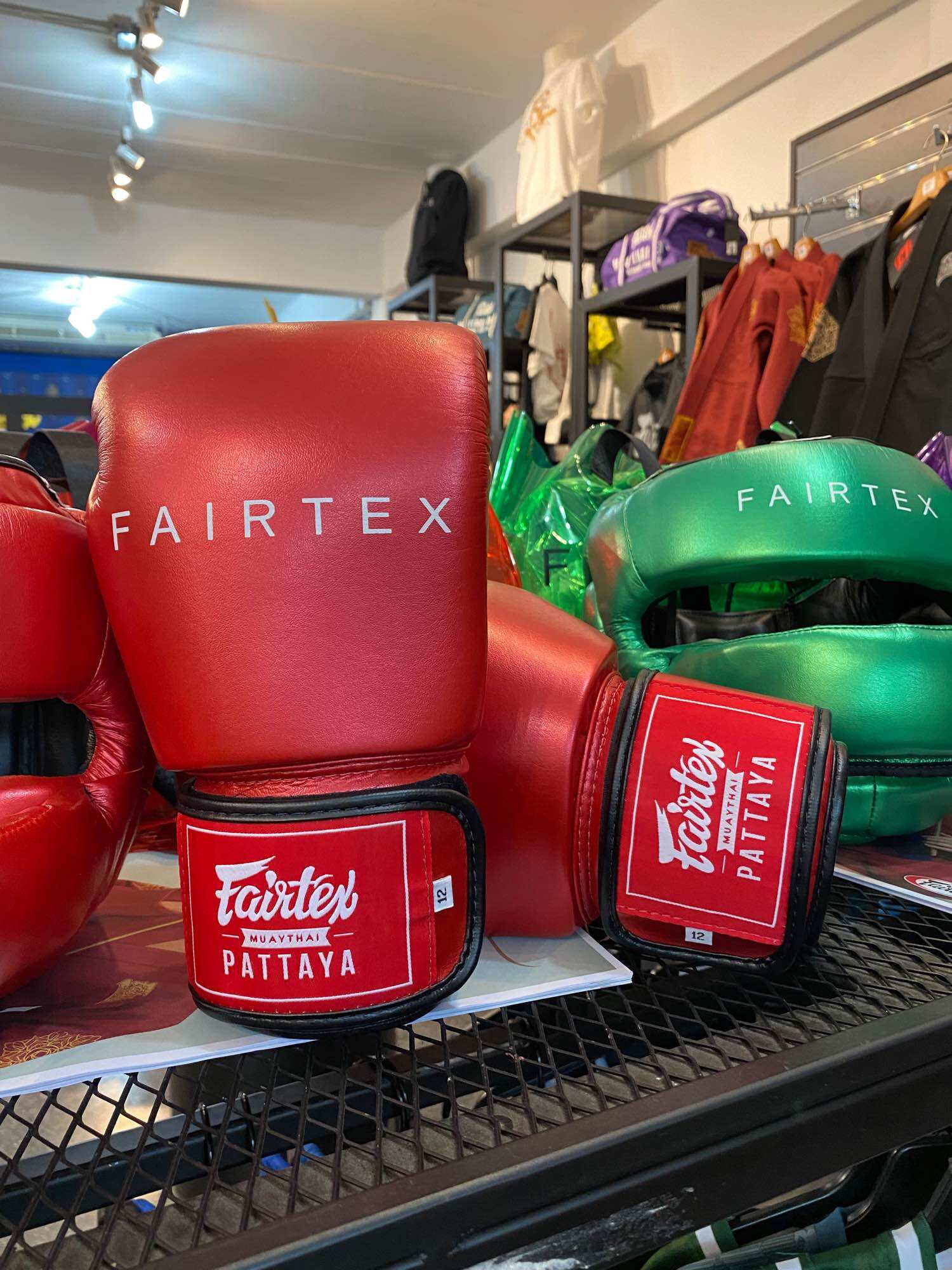 Leather Fairtex Boxing Ring Fairtex BGV22 Metallic Muay Thai