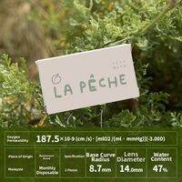 LaPeche | High Oxygen Permeable Hydrating Silicone Hydrogel Contact Lenses 2 Pieces