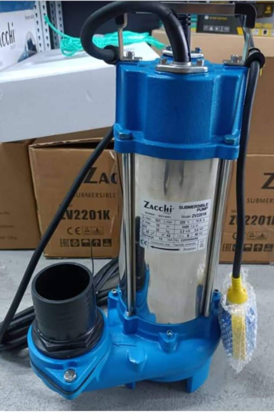 3HP SUBMERSIBLE WATER PUMP ZACCHI ITALY Lazada PH