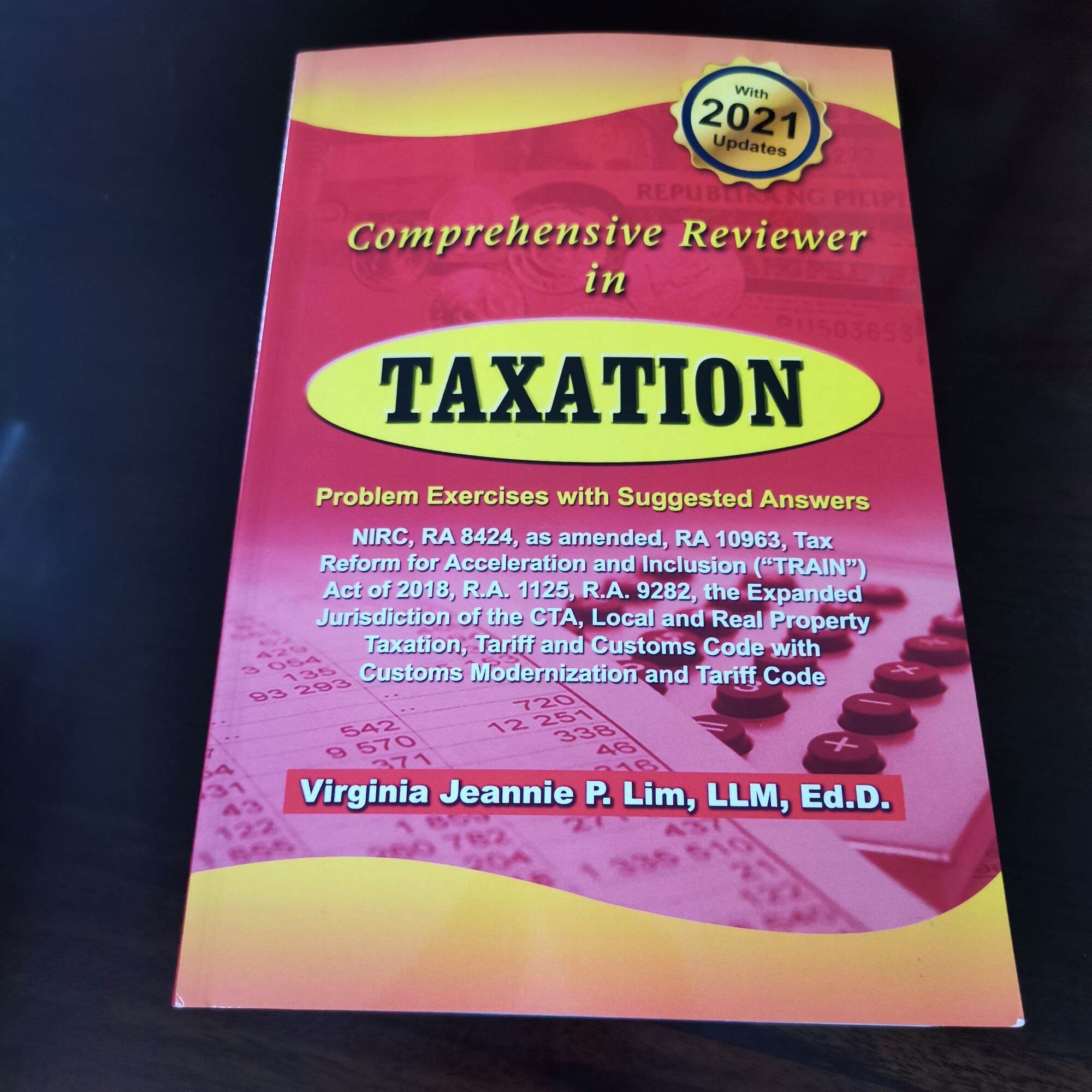 Comprehensive Reviewer in Taxation Law 2021 by Lim | Lazada PH