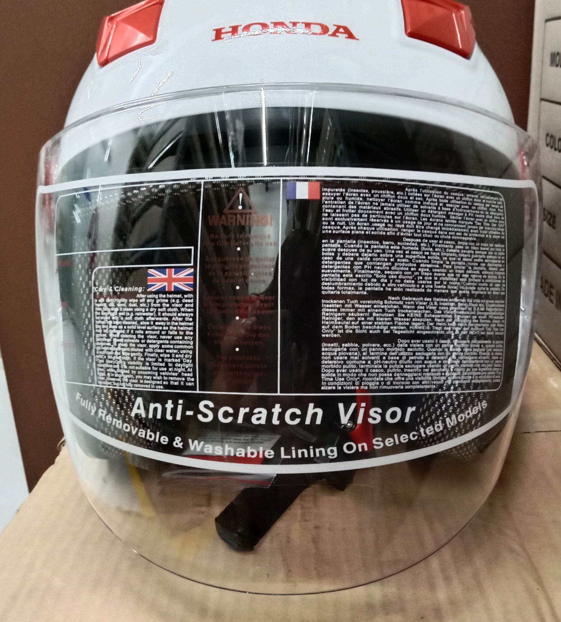 Honda helmet hot sale half face