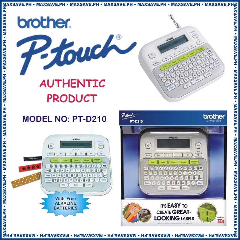 Brother P-Touch PT-D210 Label Maker Label Printer
