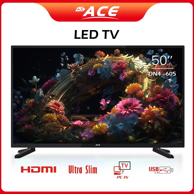 ACE 50" LED TV DN4 - 605 Full HD Slim Black