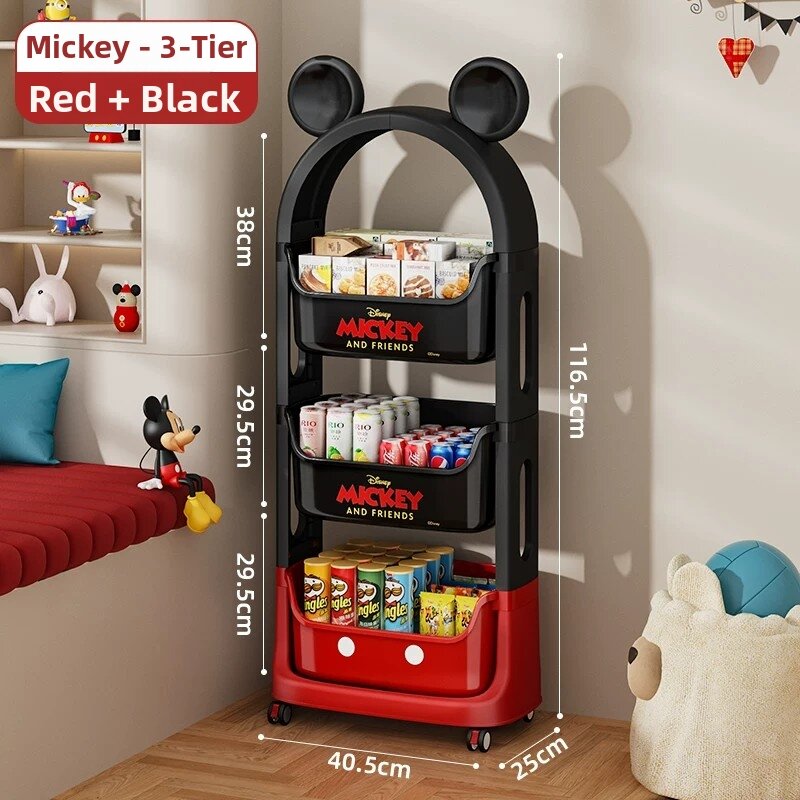 Toy and Snack Storage Trolley Mickey Style