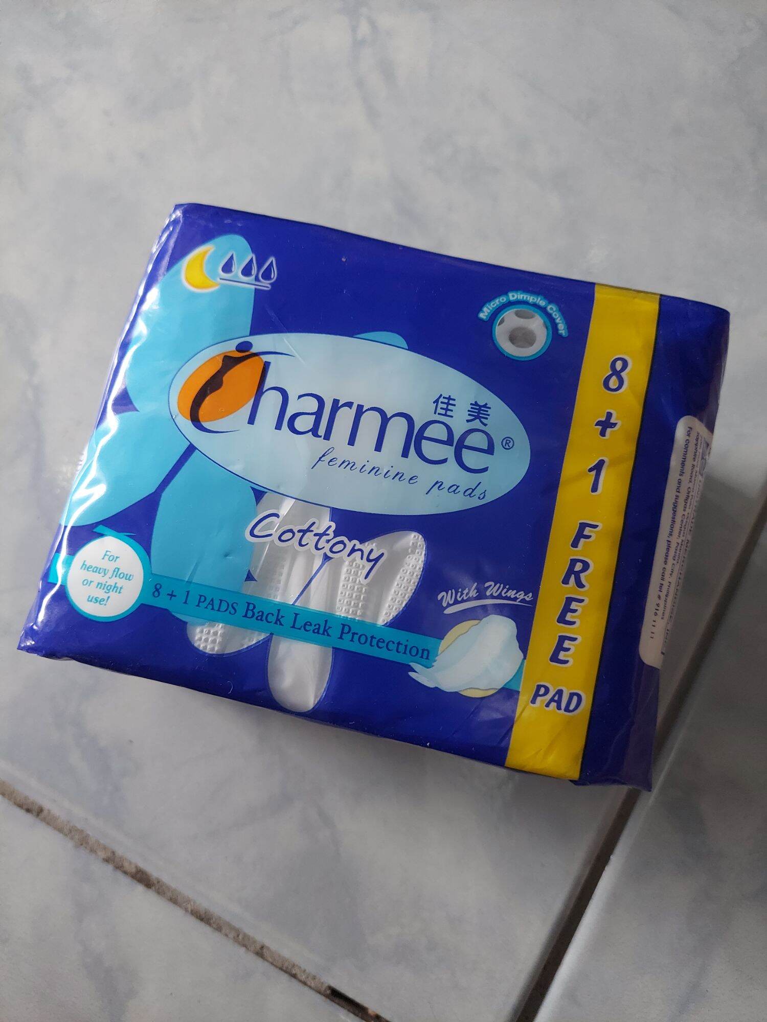 charmee blue sanitary napkin 1pack Lazada PH
