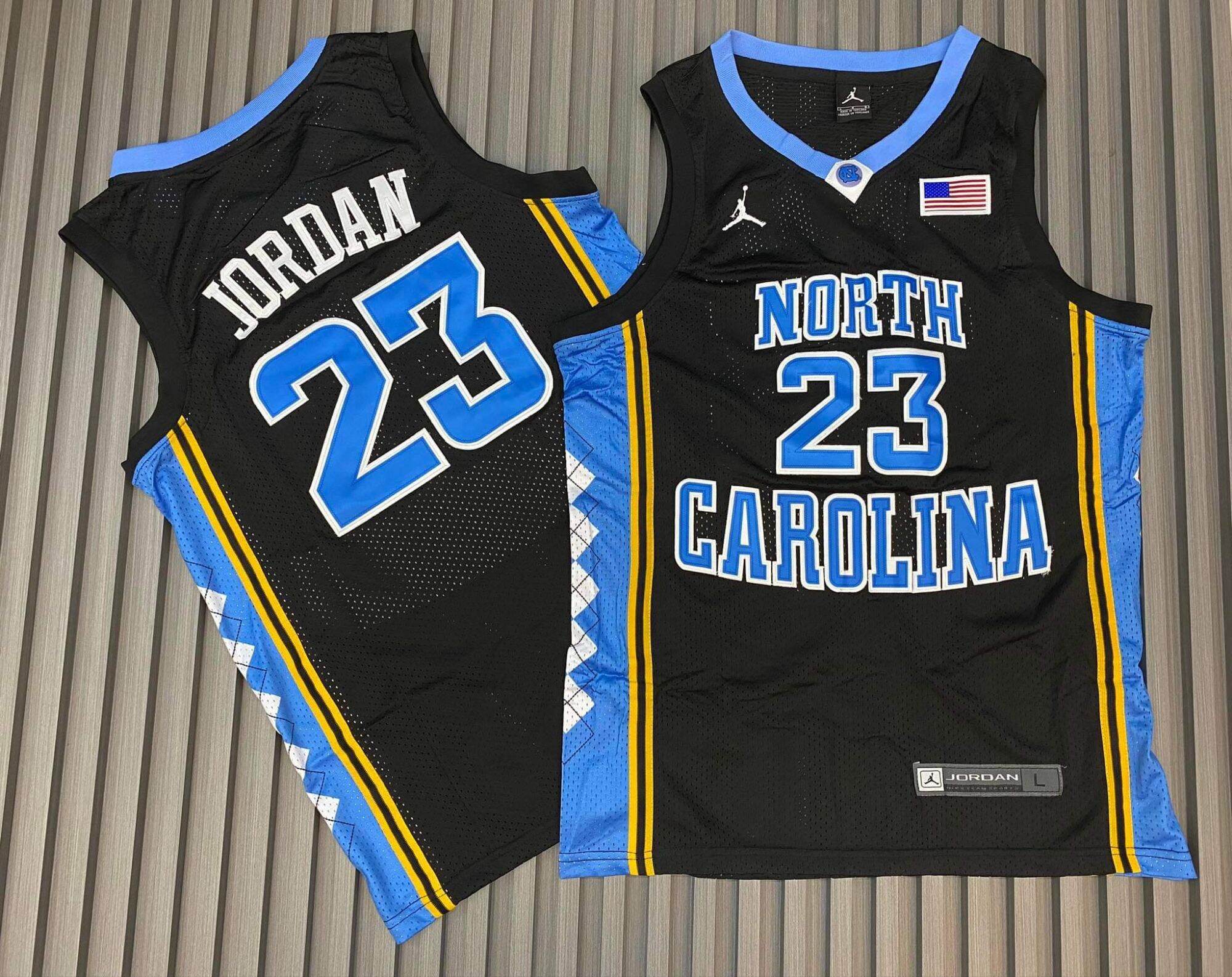 michael jordan black unc jersey