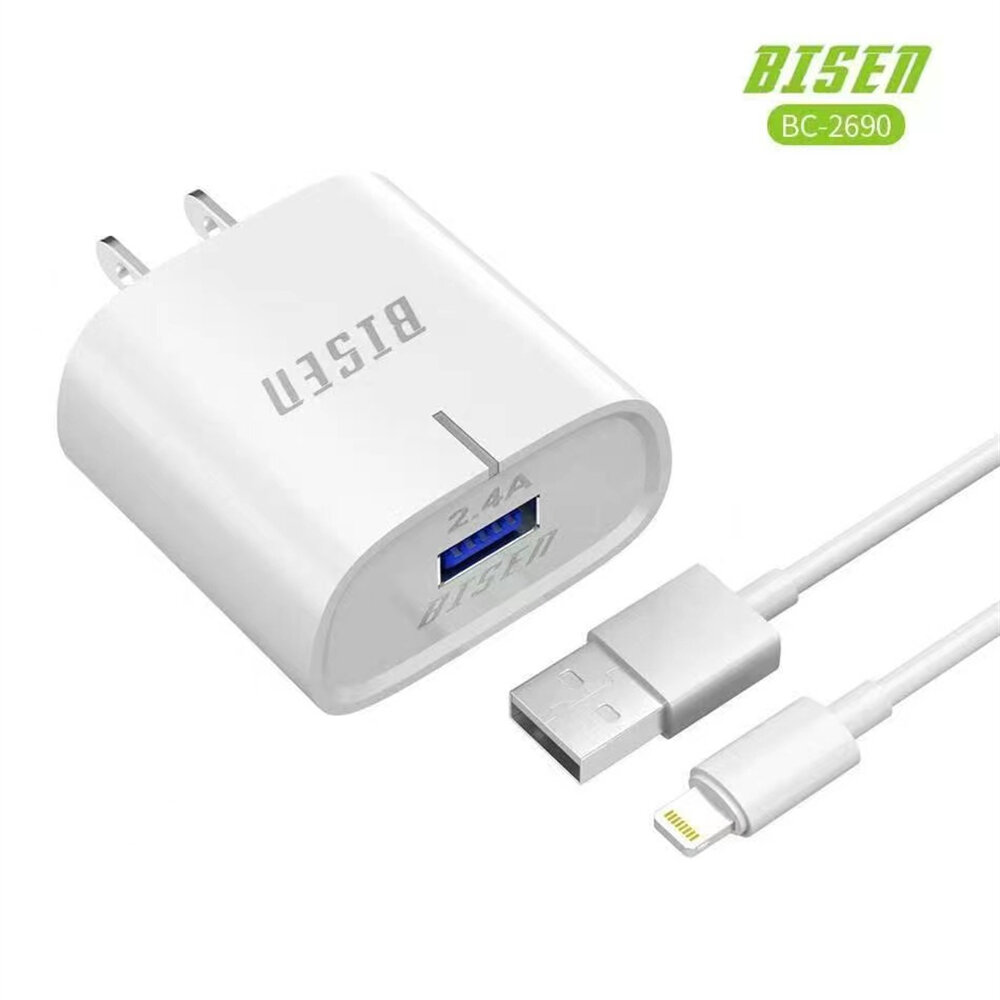 BISEN Fast Charger for iPad with Smart Mini Adapter