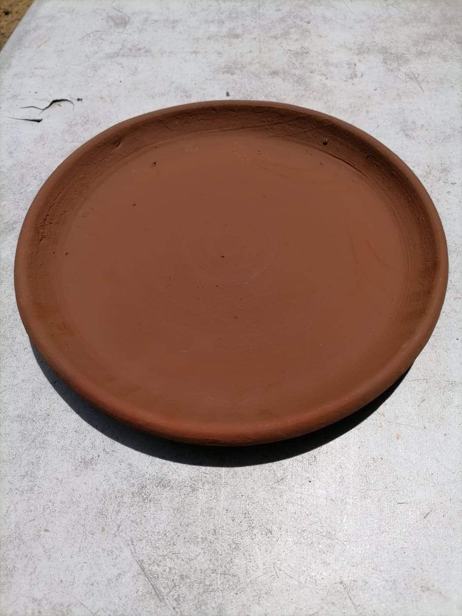 water catcher plate 10x2 clay pot for plants