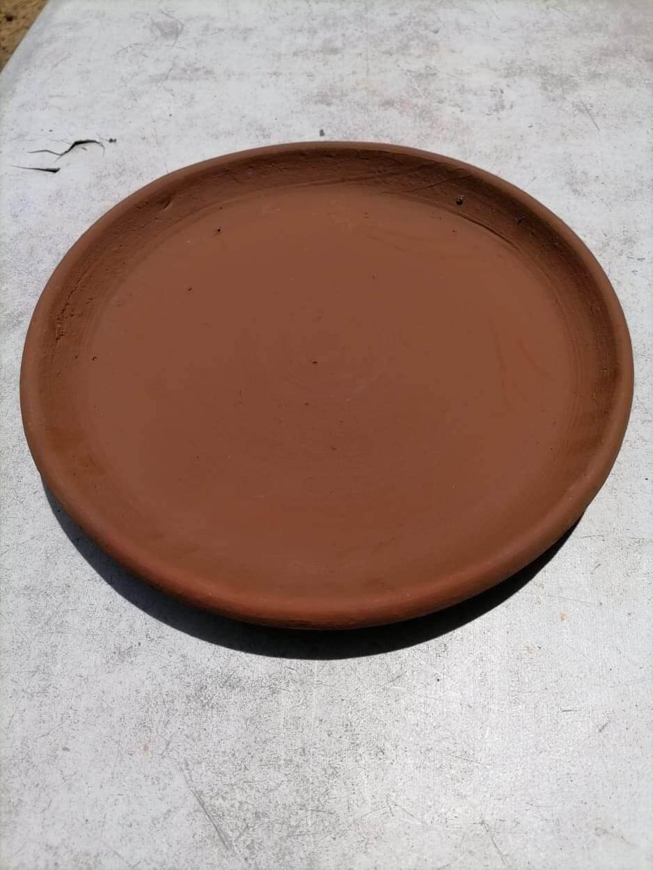 water catcher plate 10x2 clay pot for plants