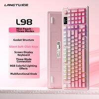 LANGTU | Quiet Thin Film Aesthetic Multi-Mode Wireless Bluetooth Keyboard