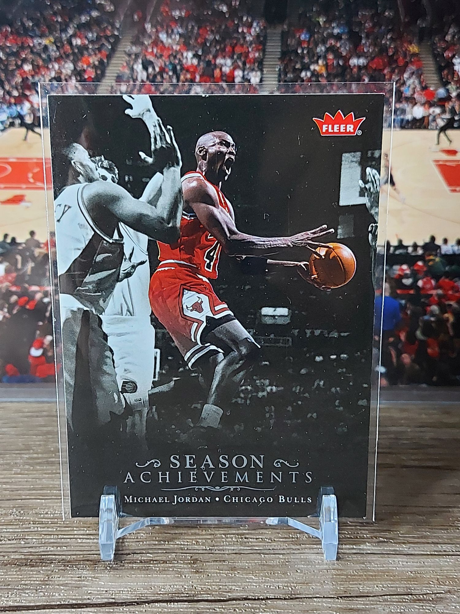 NBA card Michael Jordan 2007 08 Fleer Season Achievement #SH3 nmnt ...