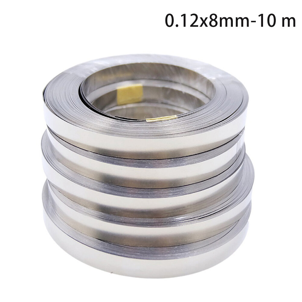 Nickel Strip 10m 0.15x8mm Nickel Tap For 18650 Cell Battery Pack Spot