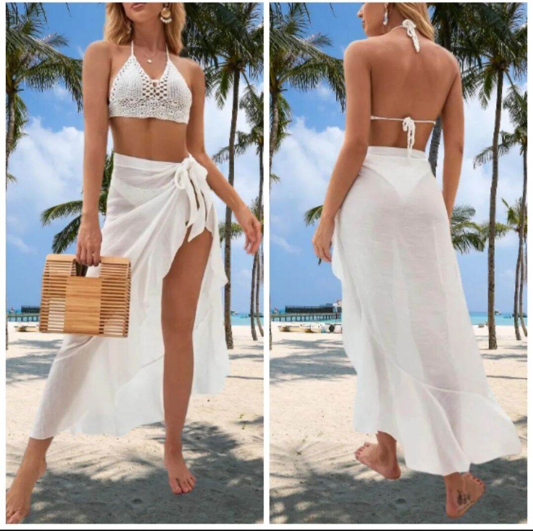 Swimsuit Coverup Skirt Raffles Lazada PH