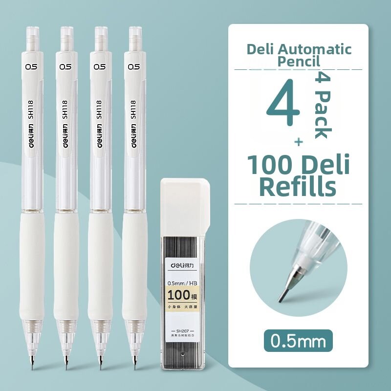 De Li | Anti-break HB Student Automatic Pencil 0.5mm