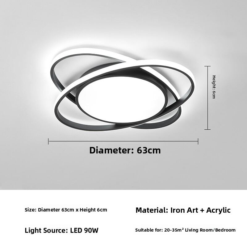 HONGJI | Remote Control Modern Simple LED Ceiling Light