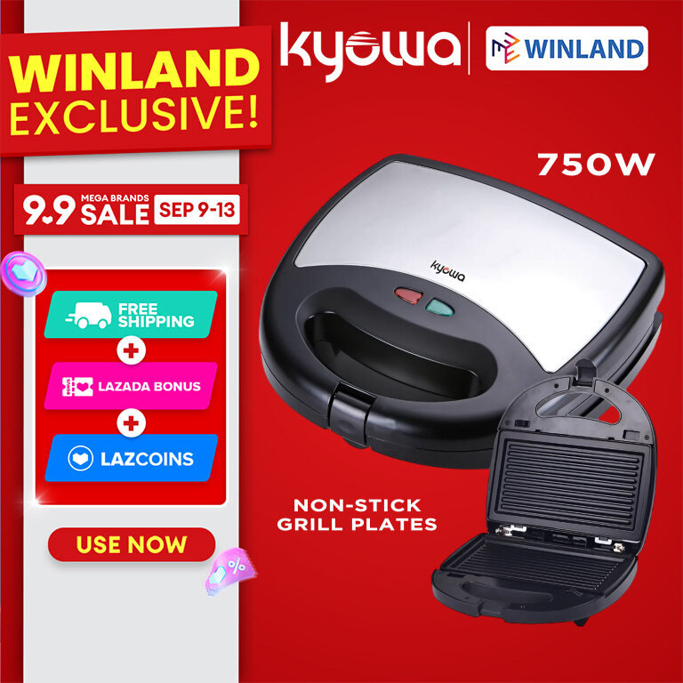 KYOWA by Winland KW-2626 Griller Toaster Bread Toaster