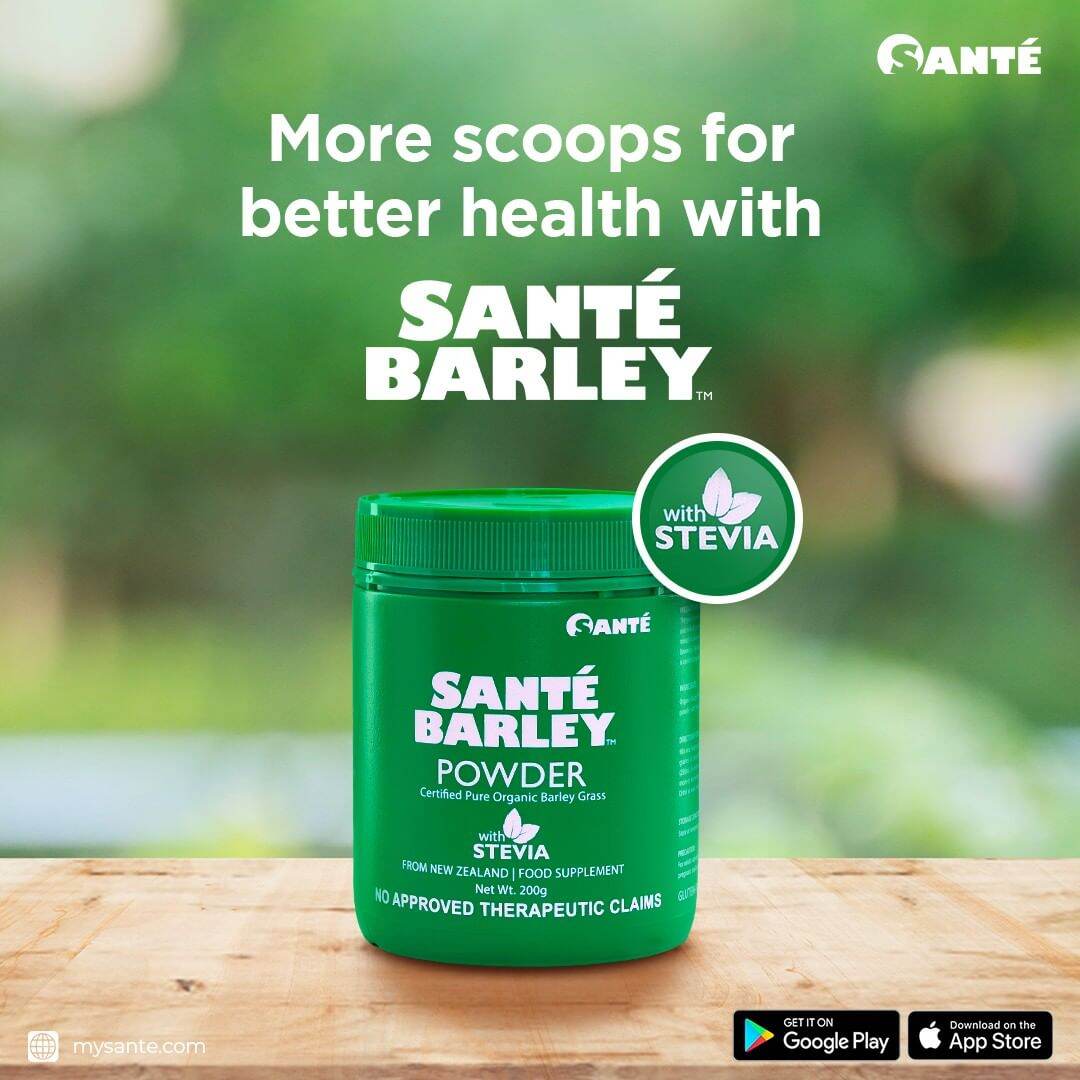 Santé Barley ™ Canister with Stevia (200g) Lazada PH