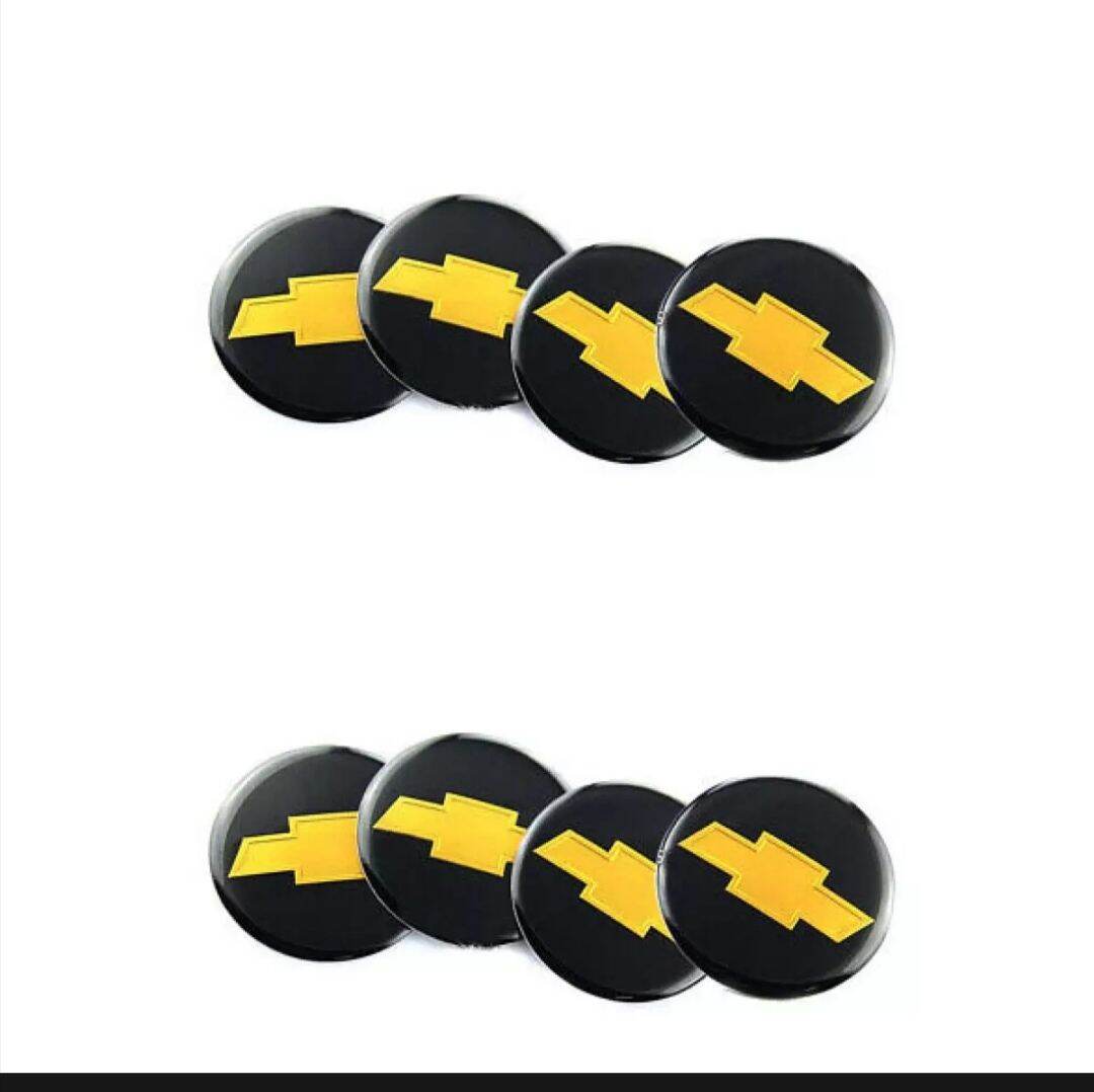 4pcs 56mm Chevrolet Car Center Cap Emblem Wheel Sticker Hub Caps Mags 