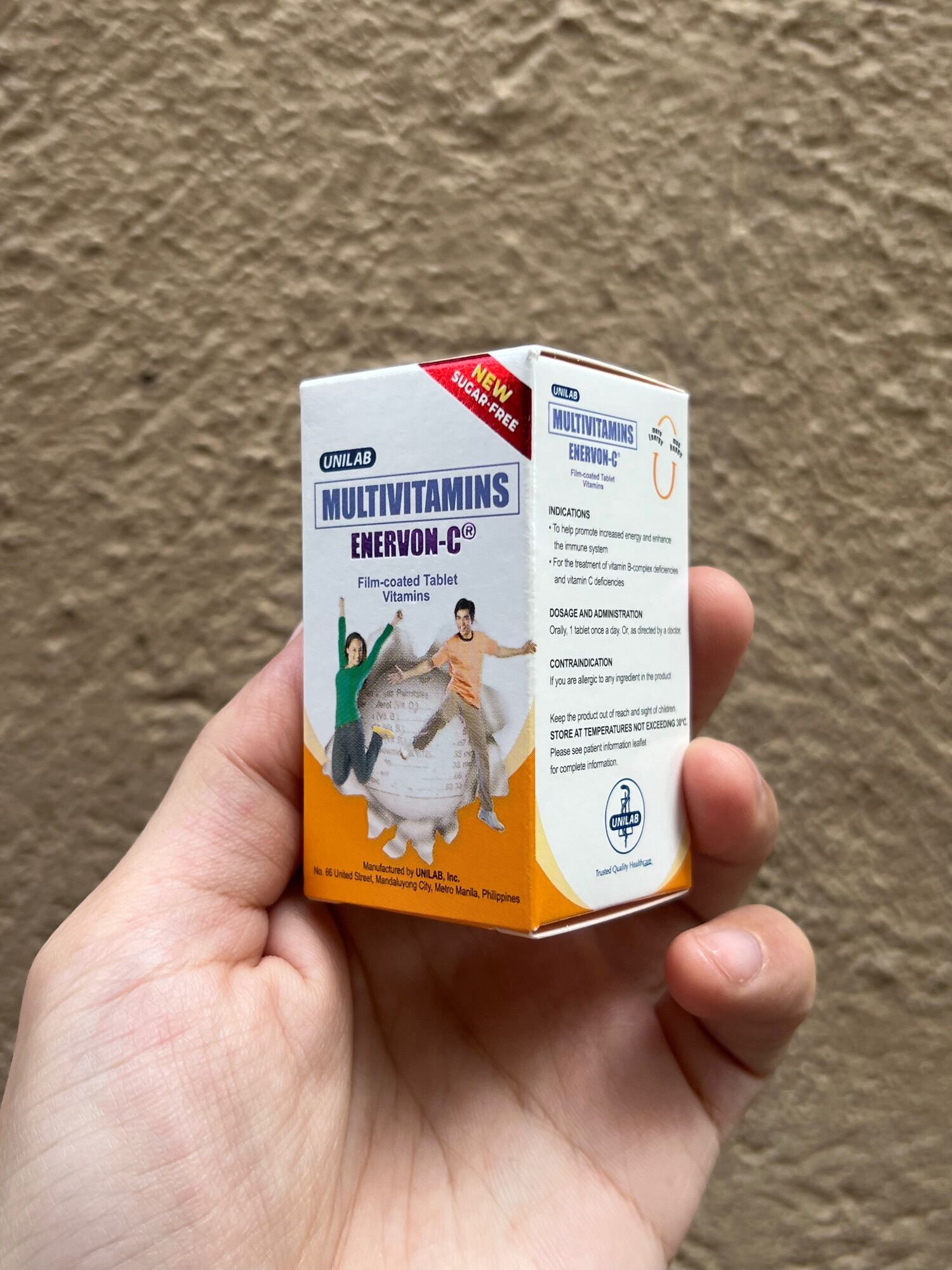 ENERVON C Multivitamins 30's sugar free film coated tablet vitamins Lazada PH