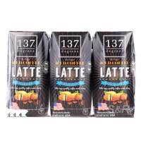 137 Degrees Iced Coffee Latte with Almond Milk Drink 3pcs