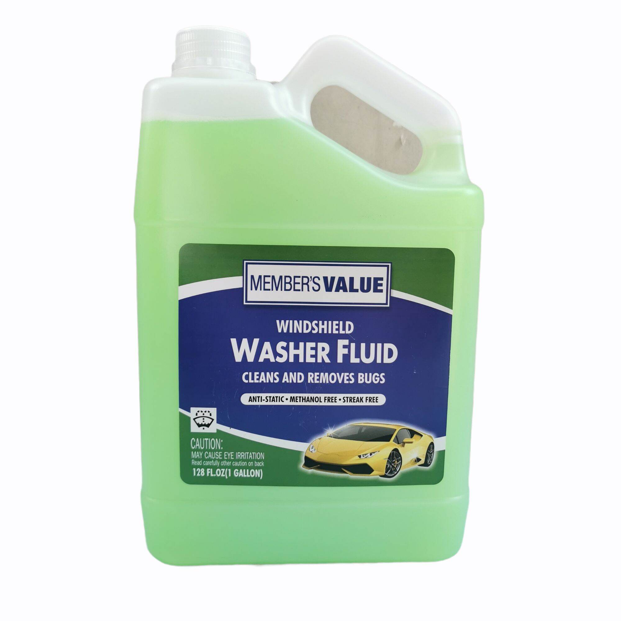 Ready to Use Windshield Washer Fluid & Glass Cleaner, One Gallon