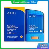 AHC | Ahc Natural Perfection Double Shield Sun Stick 22g Blue 1Pc SPF50+ / PA++++