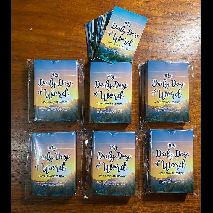 Perfect Gift Bible Verse Daily Cards with Prayer | 31 pcs for 31 days | Perfect for gift & souvenir