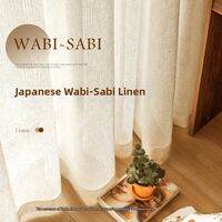 Nature Wind Sunshine | Translucent Privacy Light-filtering Vintage French Cream Style Sheer Curtains