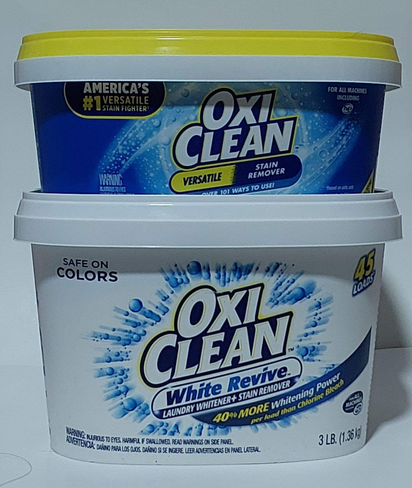 OxiClean White Revive Laundry Whitener and Stain Remover Powder, 3 lb 