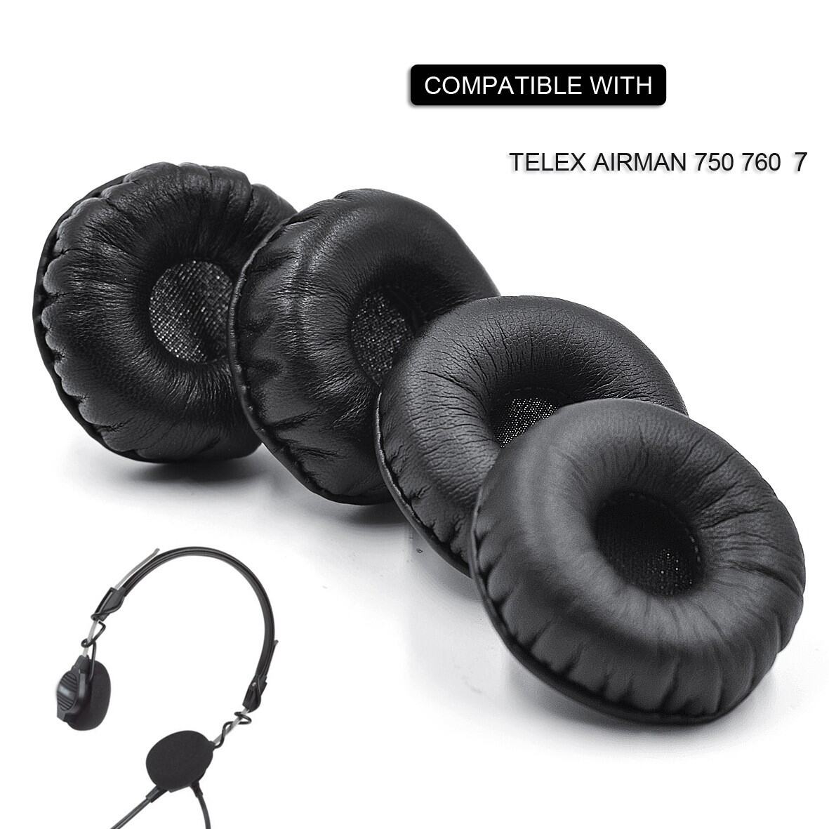 Telex Airman750 760 850 Headset Headset Leather Pilot 8 Foam Cover