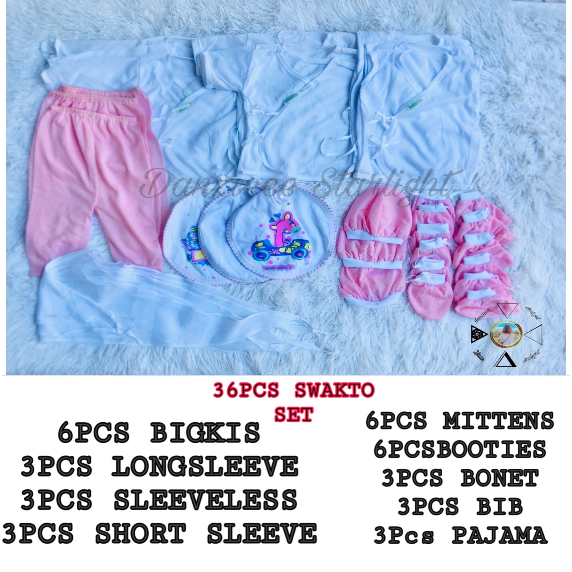 36 pcsTIPID SET NEWBORN BABY CLOTHES SET to months baby dress