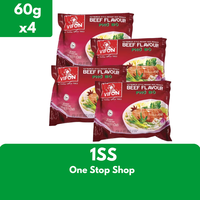 Vifon Instant Noodles Beef Flavor Pho Bo 60g Set of 4