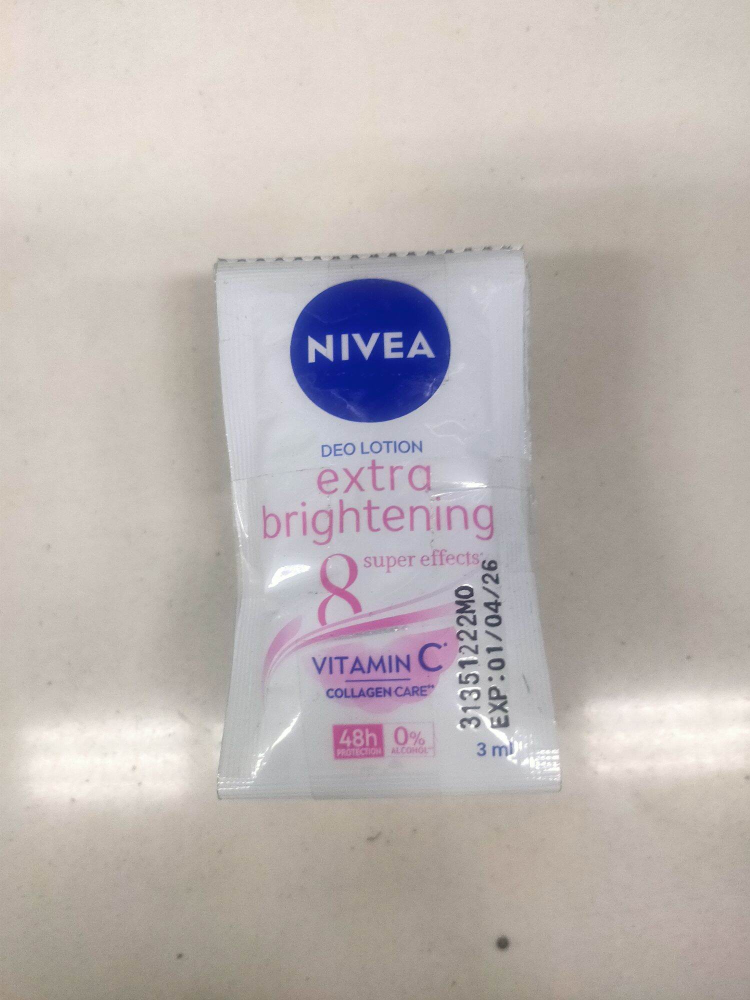 Nivea Extra Brightening Deo Lotion 3mlx12 sachet | Lazada PH