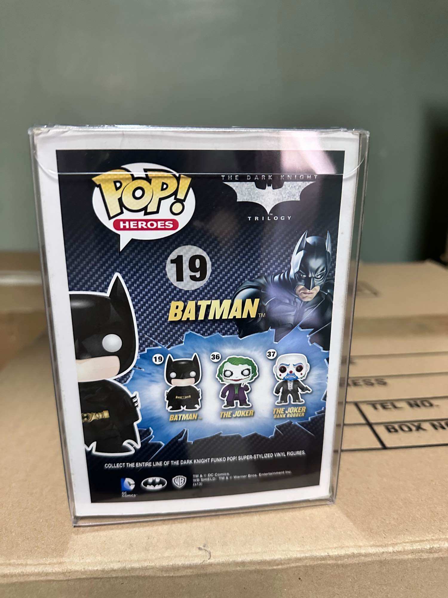 Figurine Pop The Dark Knight Trilogie [DC] pas cher : Le Joker & Joker