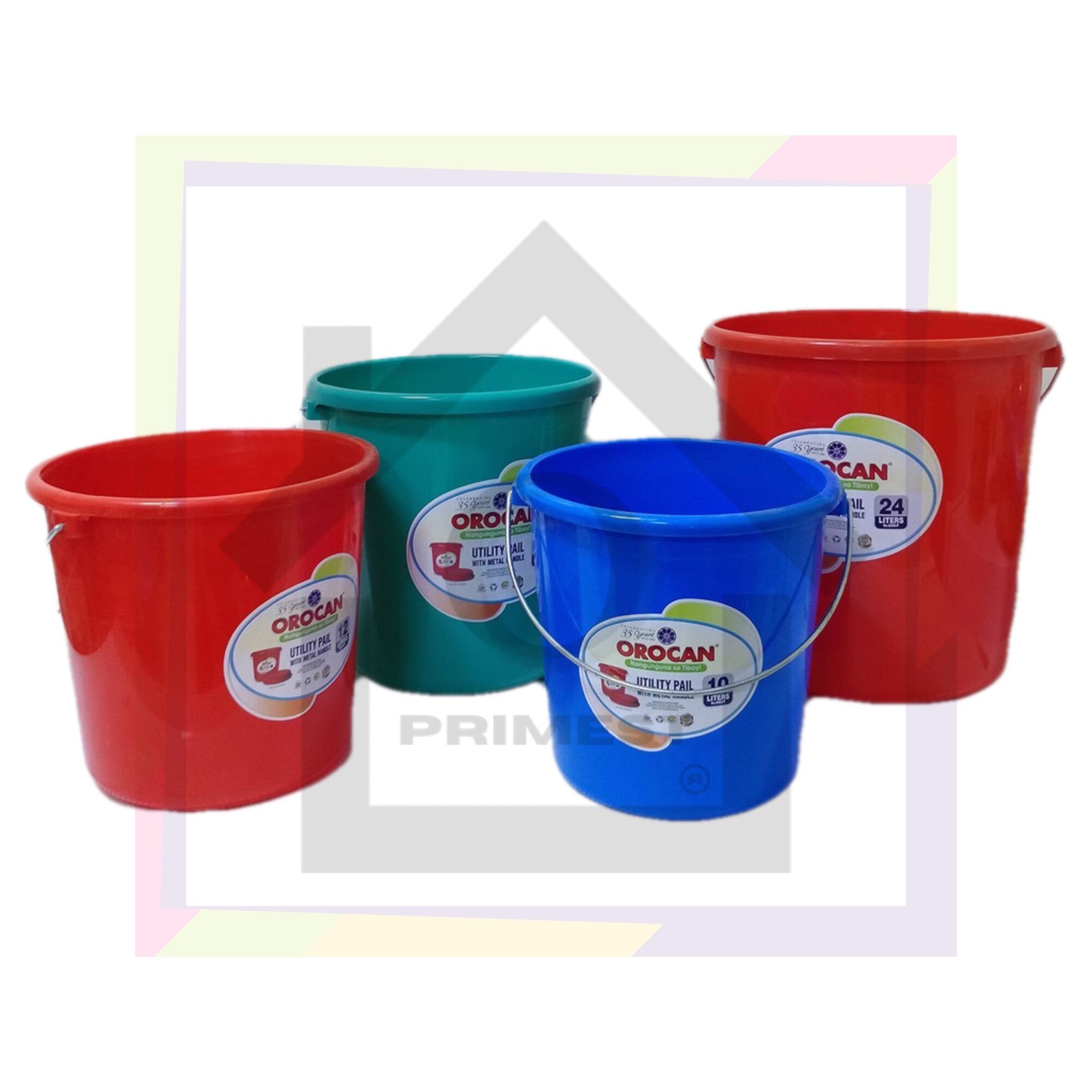 OROCAN PAIL BODY WITH STAINLESS STEEL HANDLE / WATER PAIL / WATER ...