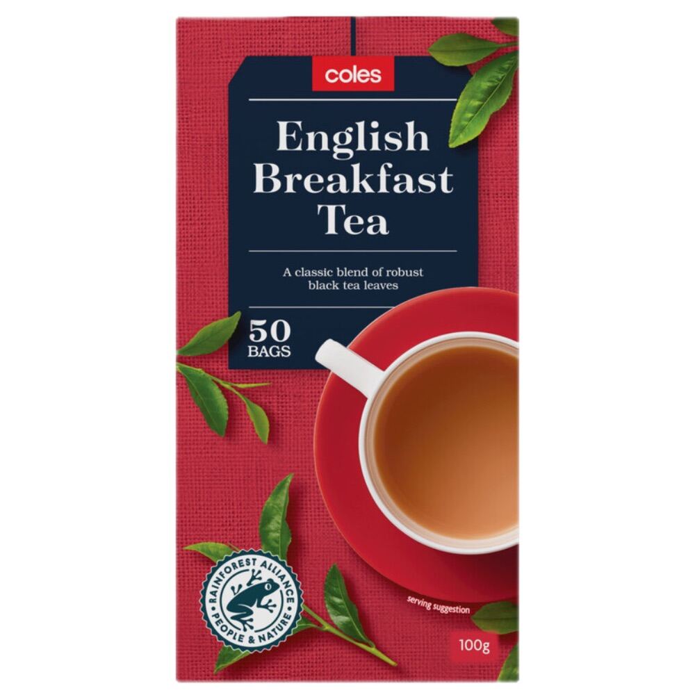 Coles English Breakfast Tea 50 Bags Lazada PH
