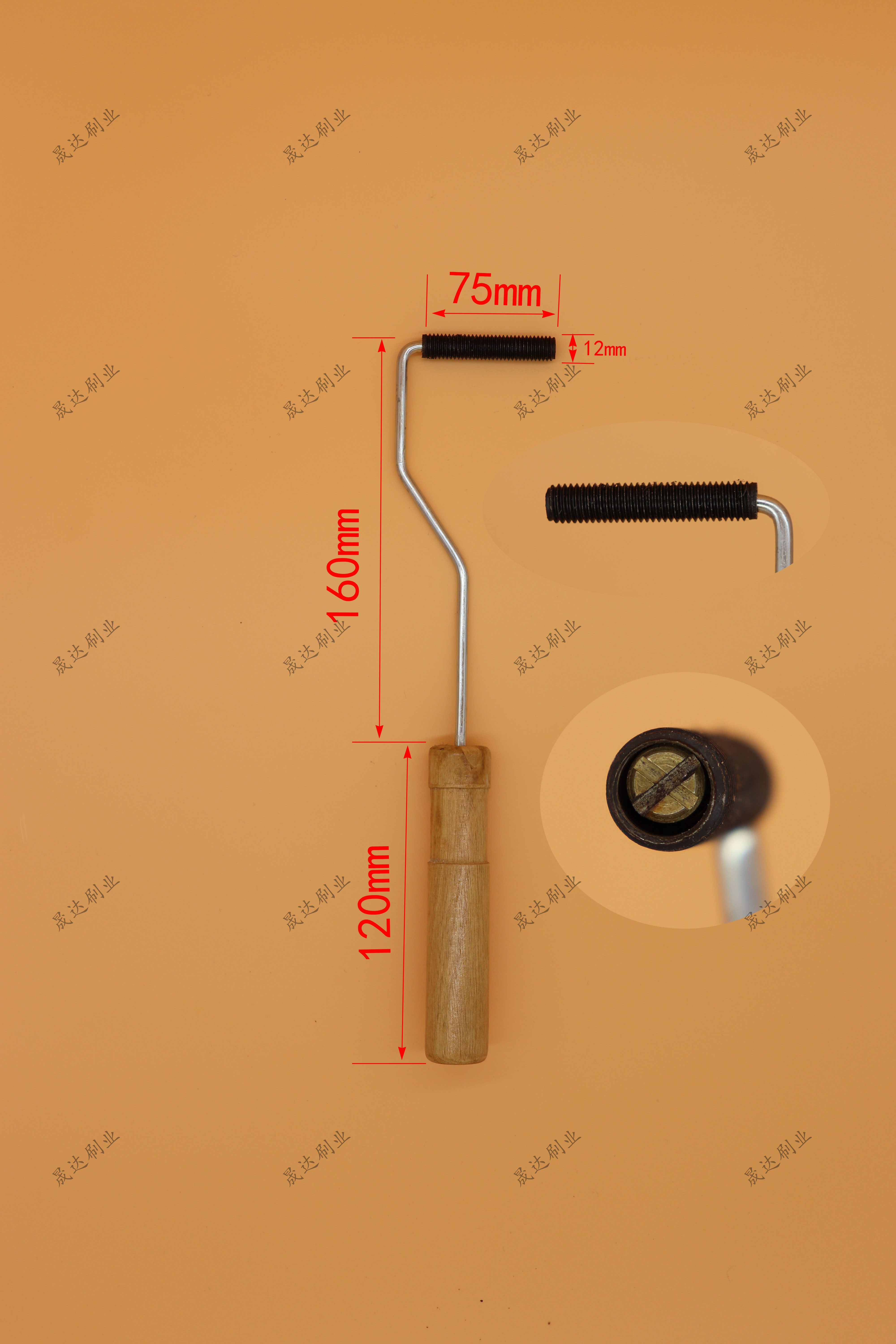 Fiberglass Defoaming Rolling Iron Spiral Roller Fiber Cloth Resin ...