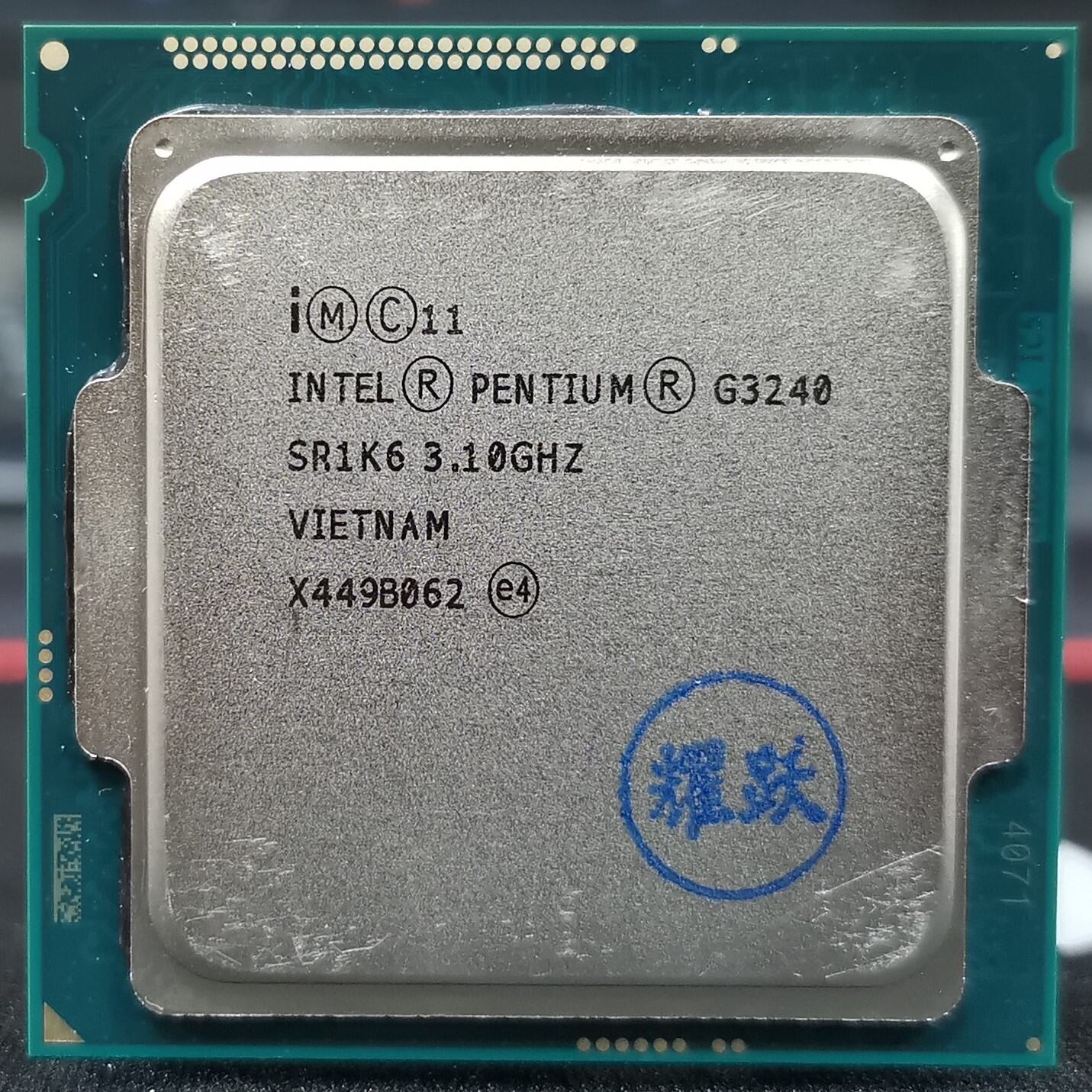 Intel Core Dual-Core G40 LGA 1150-Pin Scrap CPU Original Authentic One ...