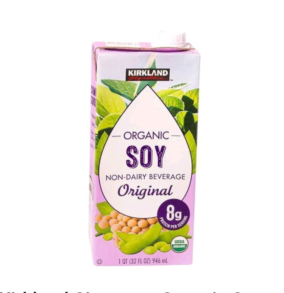 Kirkland Signature Organic Soy NonDairy Beverage Original Flavor Soya