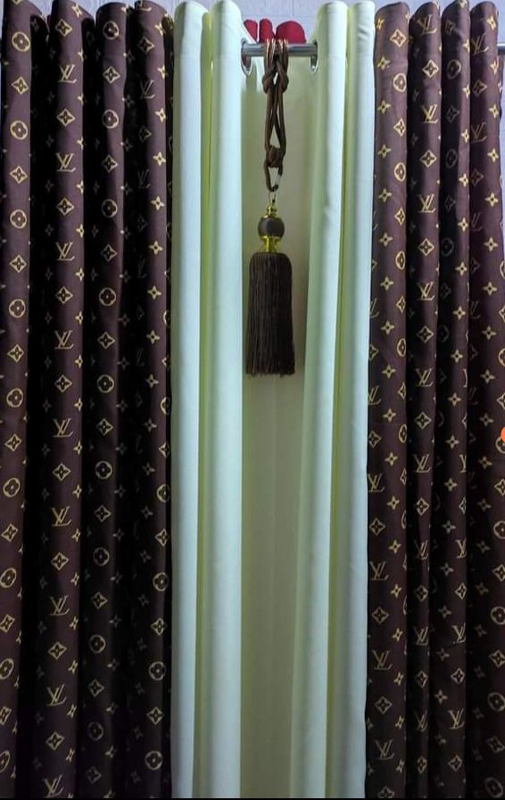 LV 3 in 1 curtain with ring