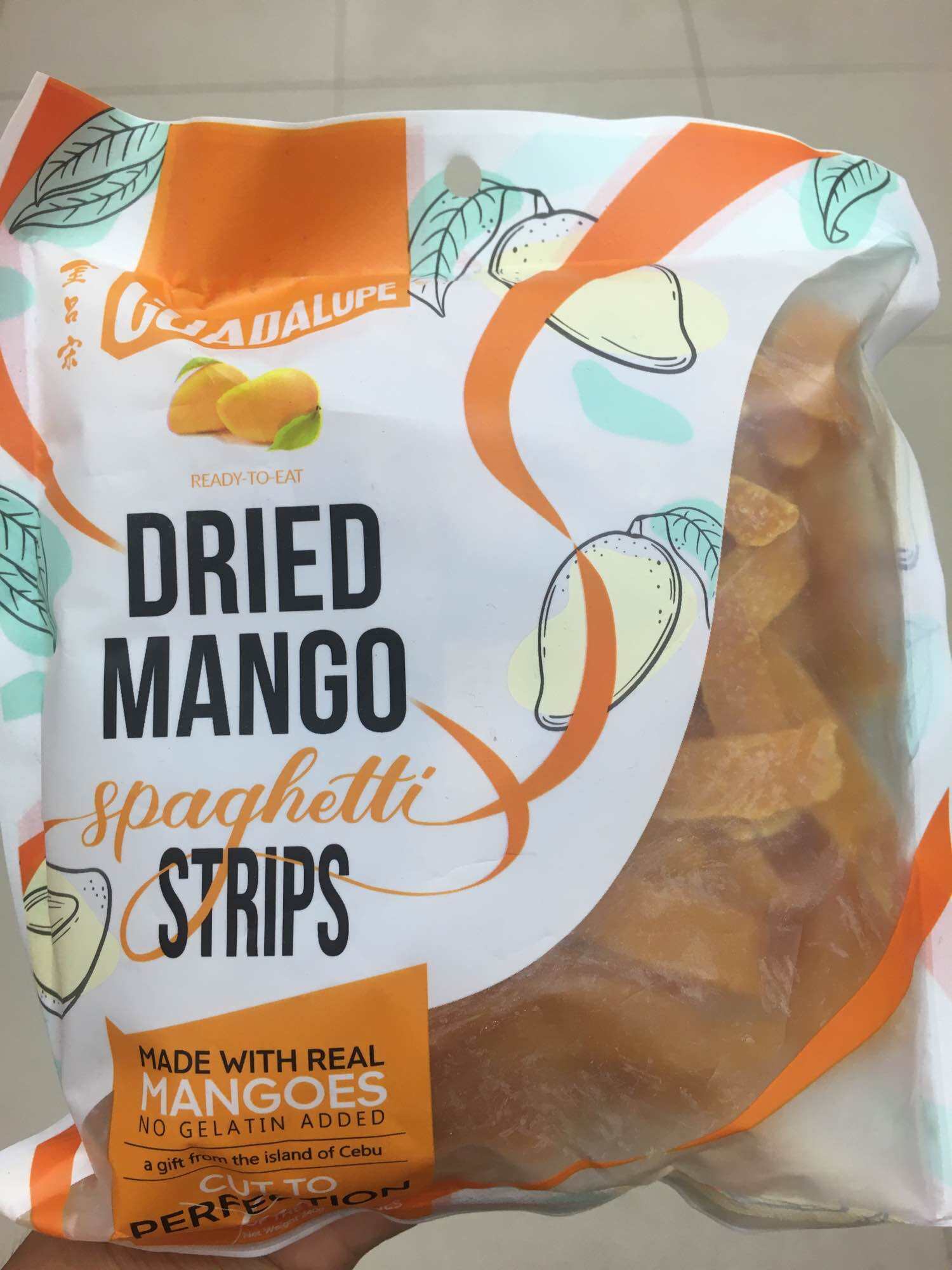 Guadalupe Dried Mango in spaghetti strips 240g Lazada PH