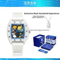 Mark Fairwhale | Skeletal Automatic Mechanical Mens Watch Barrel
