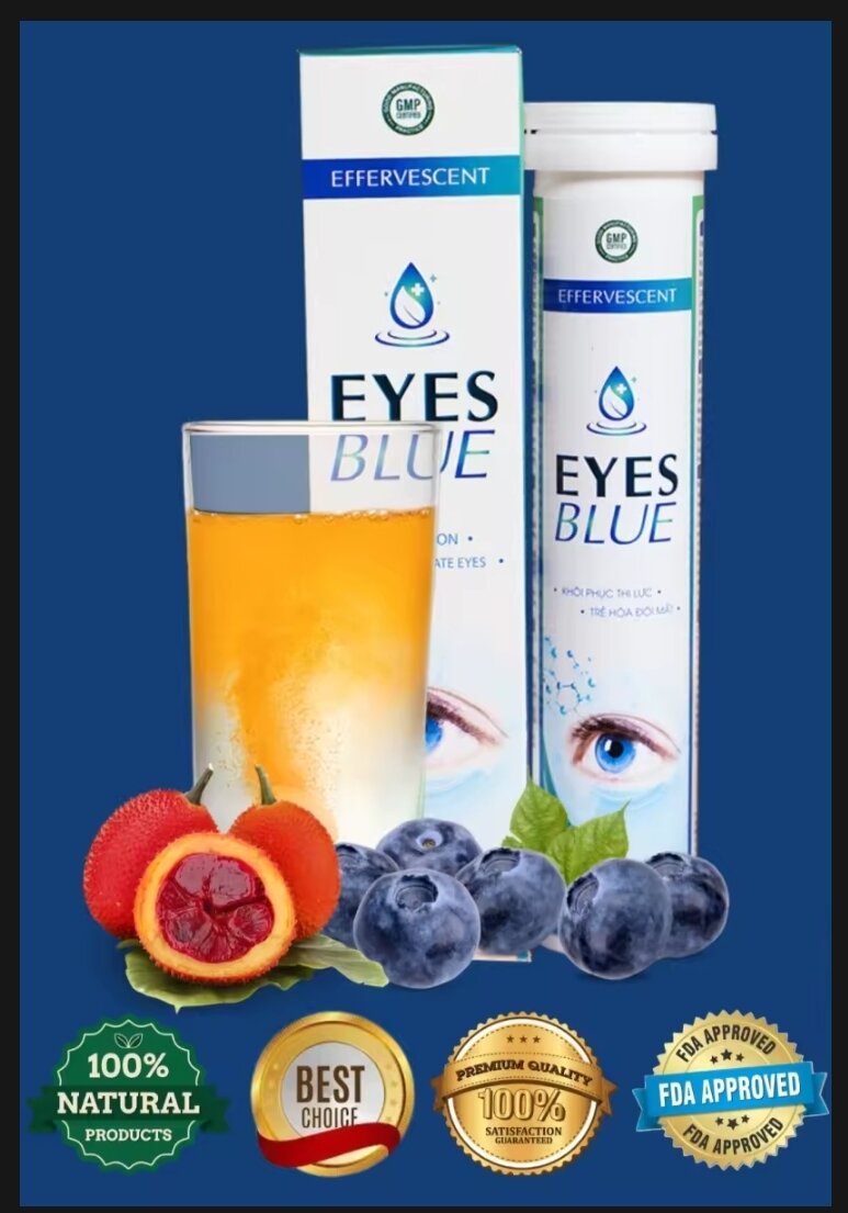 EYES BLUE EFFERVESCENT TABLETS 20tablets For Better Vision Lazada PH