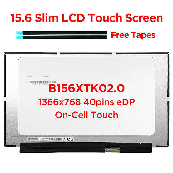 B156XTK02.0 15.6" WXGA LCD Touchscreen – Replacement Laptop Display With Digitizer, HD LED Panel