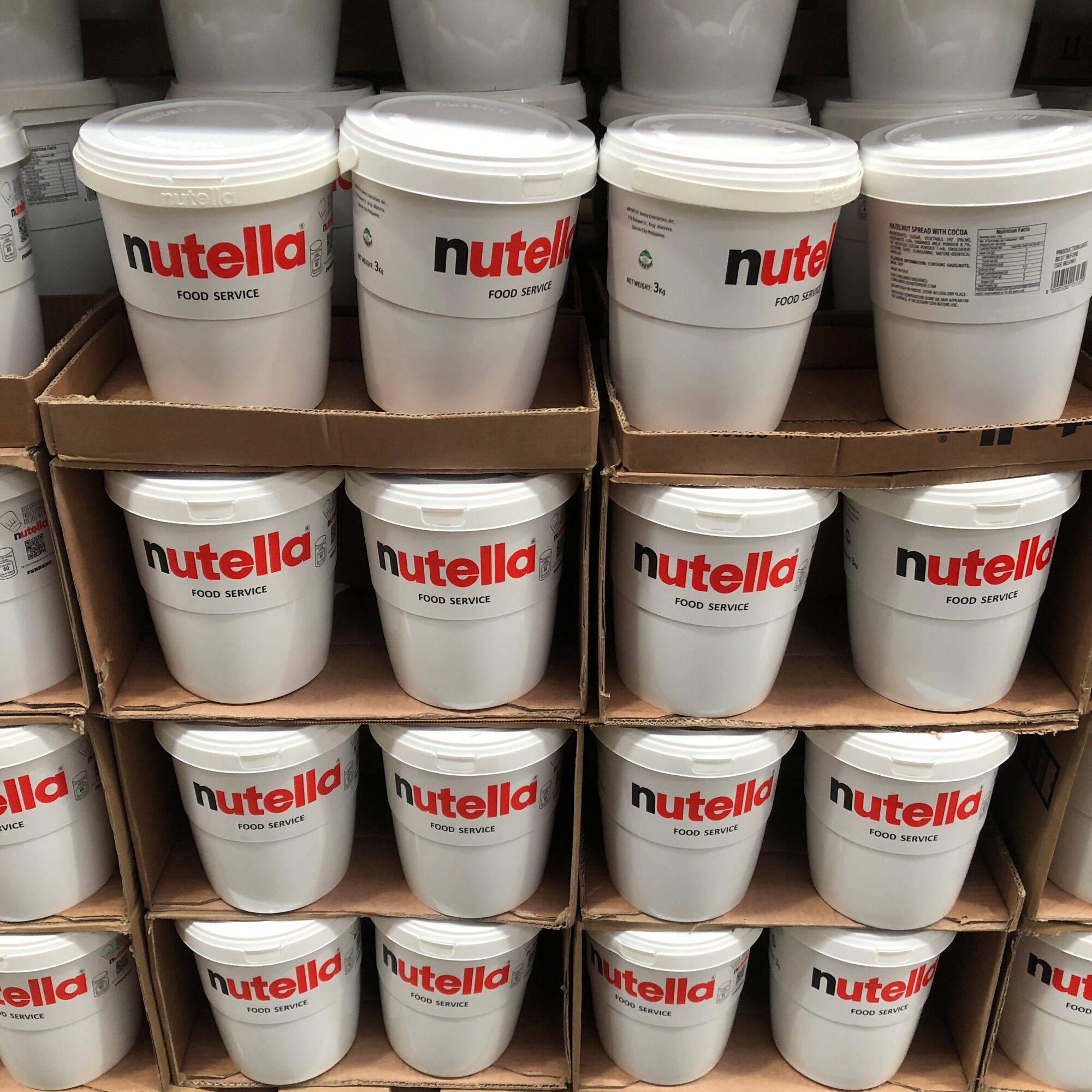 Original Nutella Ferrero Food Service Tub 3kg Pack Lazada PH