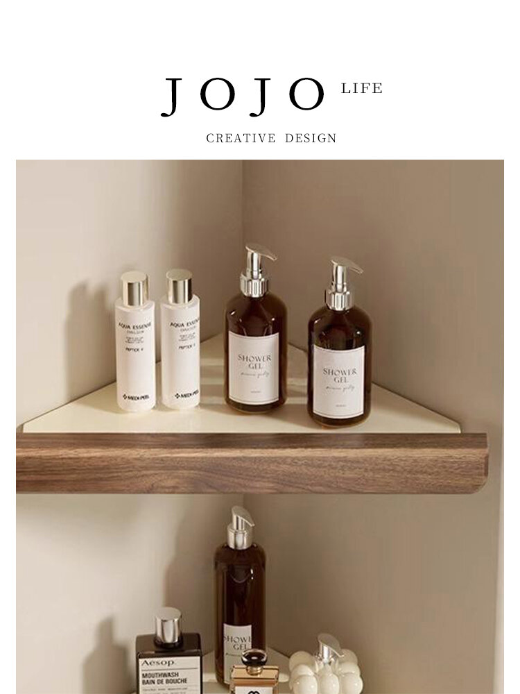 Walnut Wood Bathroom Corner Shelf Presyo 1,575 Piso*Libreng Shipping