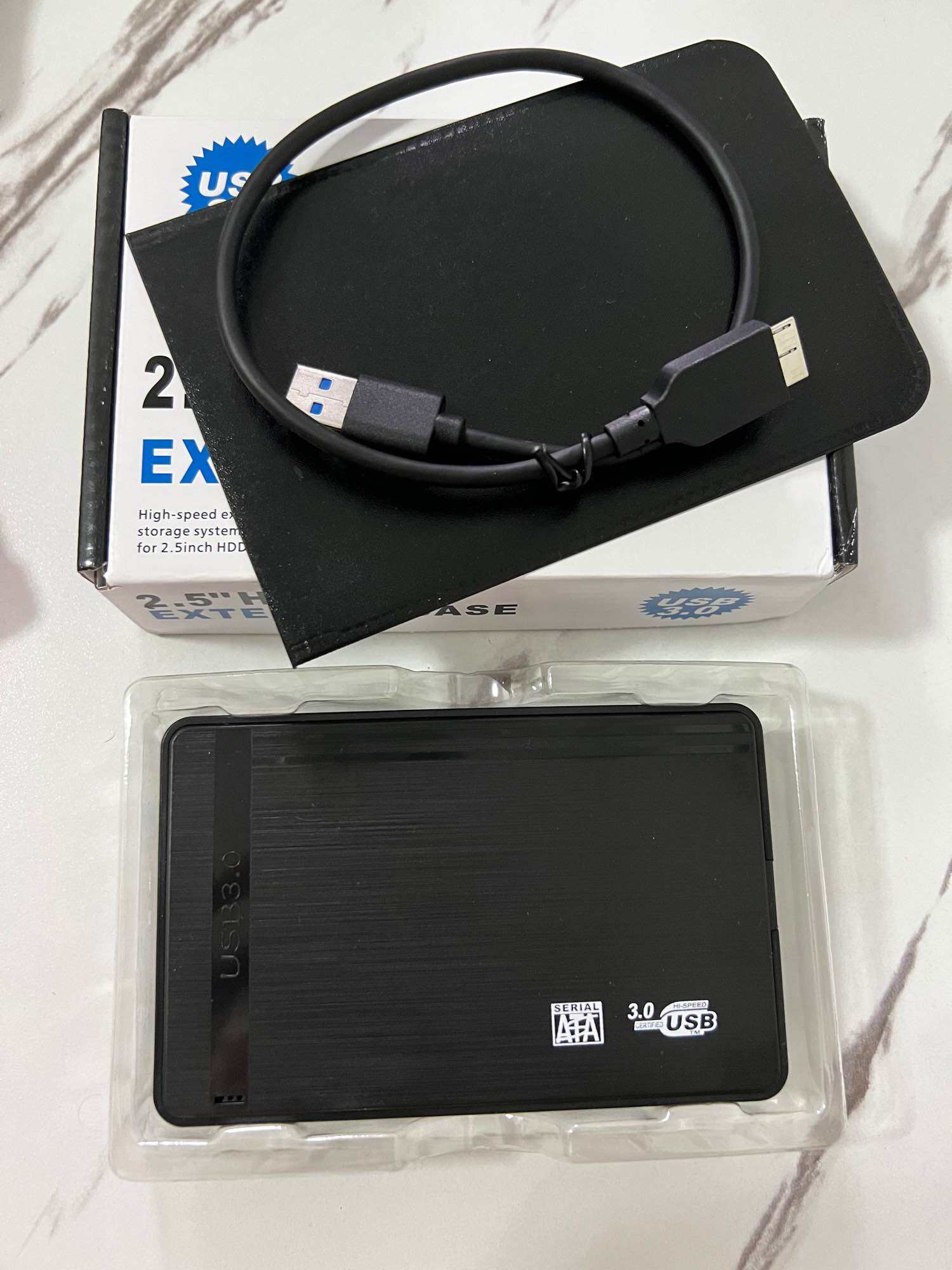 External Hard Drive with FREE Full of HD Movies Plug & Play on your TV