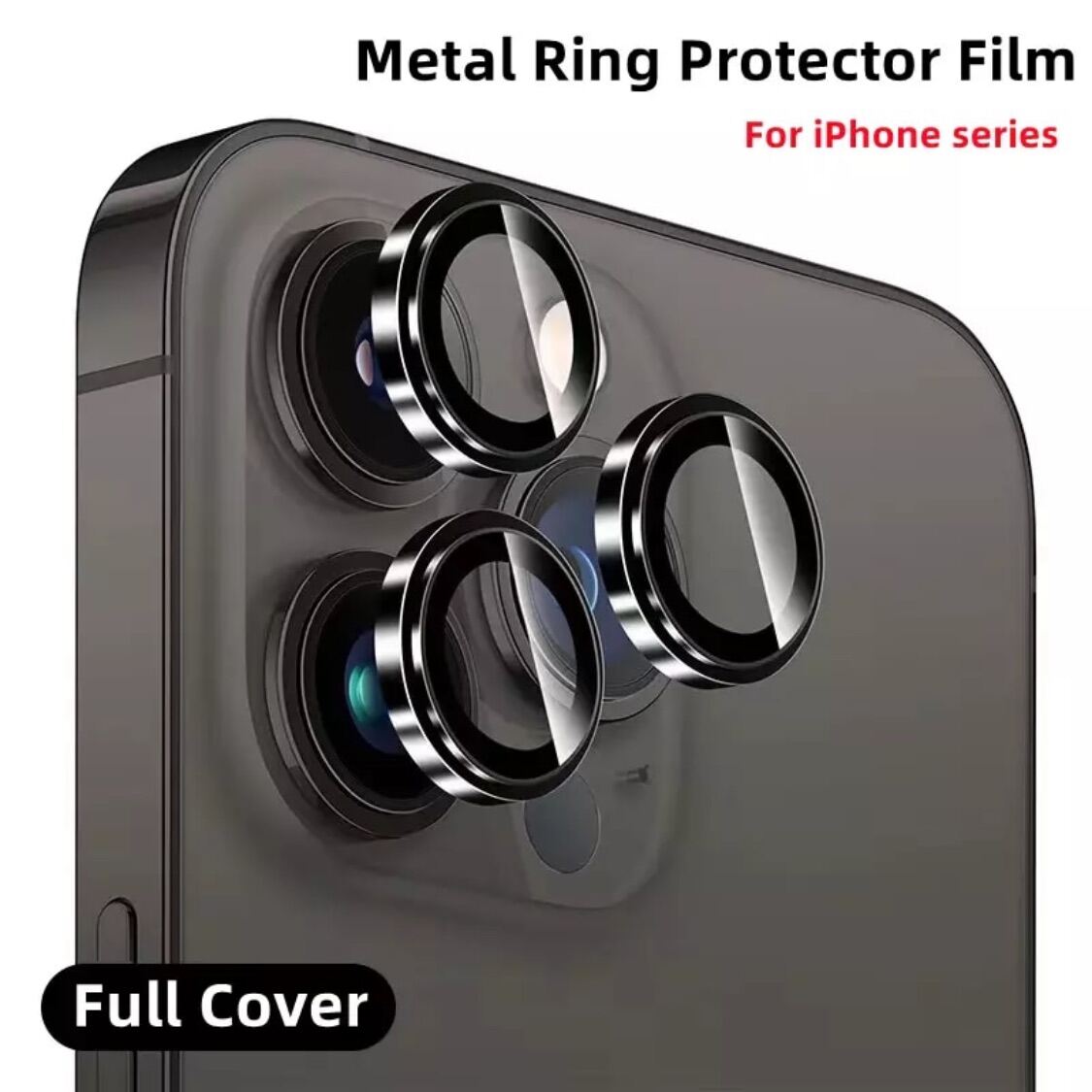 Camera Lens Metal Ring Protector for iPhone Pro Series