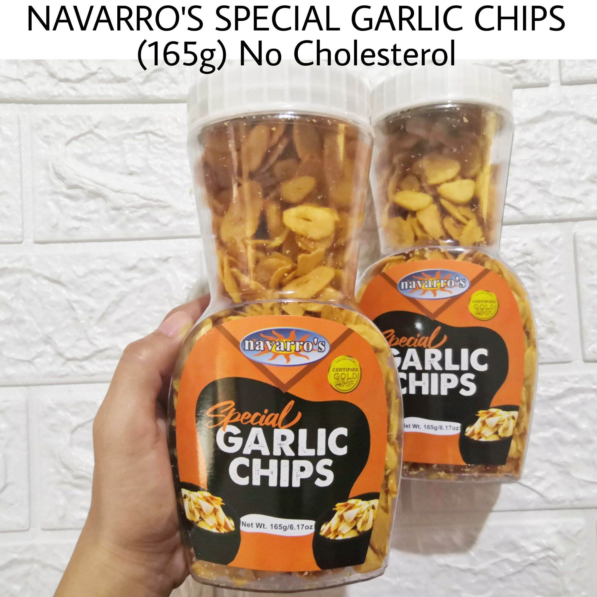 Navarro's Special Garlic Chips 165g (No Cholesterol) Lazada PH