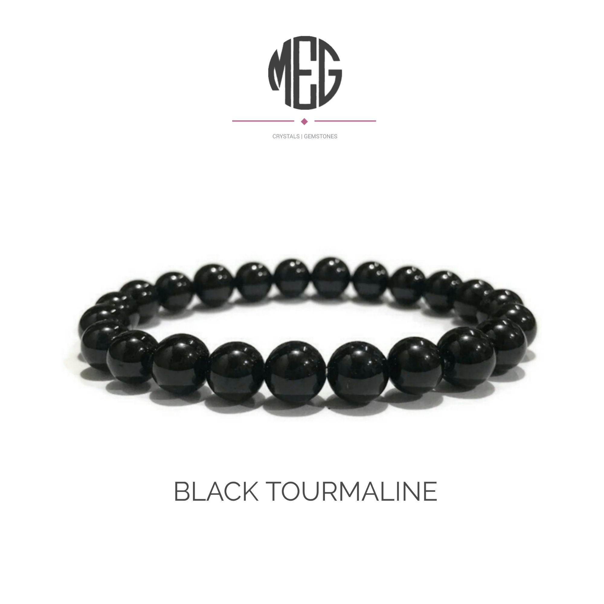 8mm BLACK TOURMALINE BRACELET – My Natural Crystal Jewelry-sieuthinhanong.vn